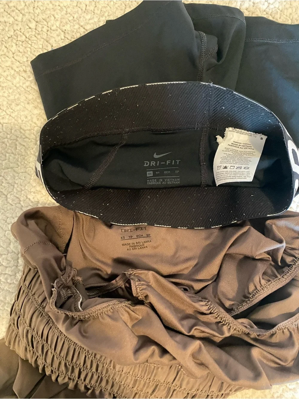 Womens Nike shorts and spandex